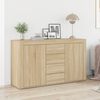 vidaXL Credenza Rovere Sonoma 120 x 36 x 69 cm Legno multistrato