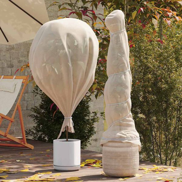 vidaXL Fleece per Piante di Protezione dal Gelo Beige 20 x 3,2 m