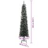 vidaXL Albero di Natale artificiale con 300 LED Verde 240 cm