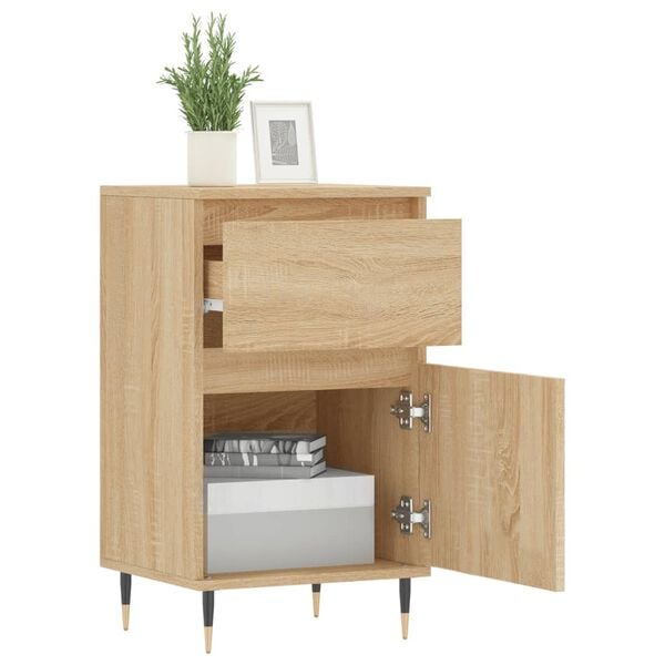 vidaXL Credenza Rovere Sonoma 40x35x70 cm in Legno Multistrato