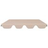 vidaXL Baldacchino per Dondolo Giardino Beige 150/130x105/70 cm