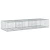 vidaXL Cesto Gabbione con Copertura 300x100x50 cm in Ferro Zincato