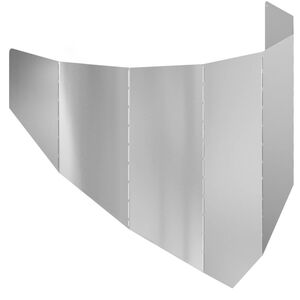 vidaXL Bordura per Prato 100 x 45 cm Acciaio Argento