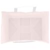 vidaXL Sacchetti di Carta 250 pz con Manici Rosa 32x22x24 cm