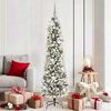 vidaXL Albero di Natale artificiale con 300 LED Bianco 180 cm