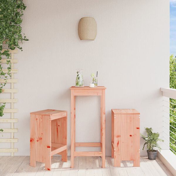vidaXL Sgabelli da Bar 2 pz 40x36x75 cm in Legno Massello di Douglas
