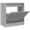 vidaXL Scarpiera Grigio Sonoma 60x34x63,5 cm in Legno Multistrato