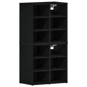 vidaXL Mobile per scarpe 2 pz 52 x 30 x 50,5 cm Legno ingegnerizzato