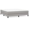 vidaXL Struttura Letto a Rete a Molle Grigio Chiaro 180x200 cm Tessuto