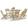 vidaXL Set da Pranzo da Giardino 7 pz in Legno Massello di Acacia