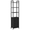 vidaXL Armadio per Libri 6 livelli 40 x 24 x 161 cm Rovere Nero