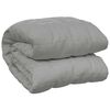 vidaXL Coperta Ponderata Grigia 200x200 cm 13 kg Tessuto