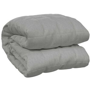 vidaXL Coperta Ponderata Grigia 200x200 cm 13 kg Tessuto
