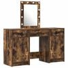 vidaXL Tavolo da Trucco Marrone 50 x 41 x 135 cm Legno multistrato