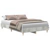 vidaXL Giroletto senza Materasso Grigio Cemento 120x200 cm Truciolato