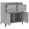 vidaXL Credenza Grigio Sonoma 60x35x70 cm in Legno Multistrato