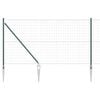 vidaXL Recinzione in rete saldata con punte 10 x 1,0 m (L x H)