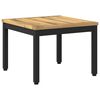 vidaXL Tavolino da salotto Bianco e Nero 50 x 48,5 x 36 cm