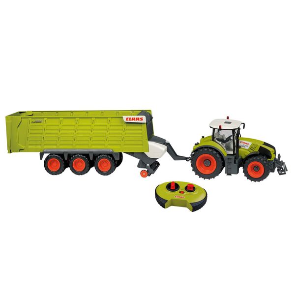 CLAAS Trattore con Rimorchio Giocattolo RC AXION870 e CARGOS9600 1:16