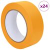vidaXL Nastri Adesivi per Pittori 24 pcs Giallo 38mm x 50m Carta