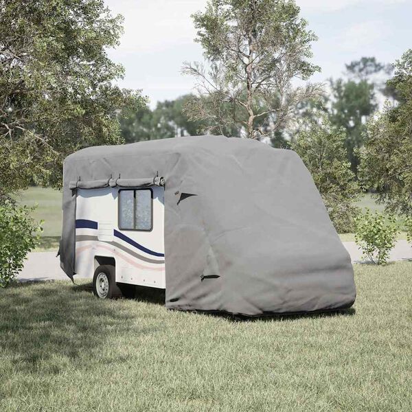 vidaXL Telo per Camper Grigio 610x235x275 cm in Tessuto Non Tessuto