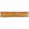 vidaXL Piano Tavolo Bordi Vivi 160x30x2,5 cm Legno Massello di Mango