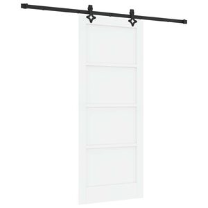 vidaXL Porta scorrevole ORKDAL 83 x 202 cm Legno Massello di Pino