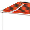 vidaXL Tenda da Sole Autoportante Automatica 600x300cm Arancio Marrone