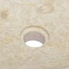 vidaXL Lavandino Crema 50x35x10 cm in Marmo