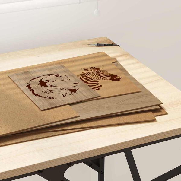 vidaXL Pannelli decorativi 50 pcs Rovere artigianale 30 x 42 x 0.27 cm