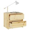 vidaXL Comodini 2 pz 40x30,5x35,5 cm in Legno Massello di Abete