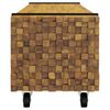 vidaXL Supporto TV Marrone 110 x 30 x 30 cm Legno di teak solido