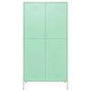 vidaXL Armadio Menta 90x50x180 cm in Acciaio