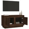 vidaXL Mobile Porta TV Rovere Marrone 80x35x45 cm in Legno Multistrato