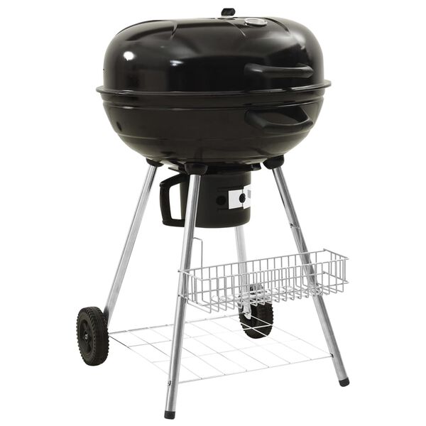 vidaXL Griglia Barbecue a Carbone 73x58x96 cm Acciaio