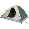 vidaXL Tenda da Campeggio a Cupola per 3 Persone Verde Impermeabile