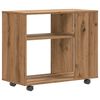 vidaXL Tavolino da Salotto Rovere Artigianale 70x35x60,5cm in Truciolato