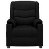 vidaXL Poltrona Massaggiante Elettrica Nera in Similpelle