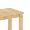 vidaXL Tavolo da Pranzo PANAMA 112x60x75 cm Legno Massello Pino