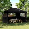 vidaXL Tenda Party Nero 292 x 440 x 315 cm Tessuto Oxford