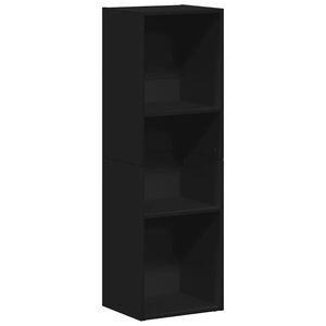 vidaXL Libreria/Mobile TV Nero 36x30x114 cm in Legno Multistrato