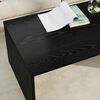 vidaXL Tavolino da salotto Rovere Nero 95 x 50 x 34 cm