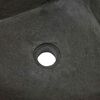 vidaXL Lavabo Grigio (30-37) x (30-37) x 12 cm Pietra di Fiume