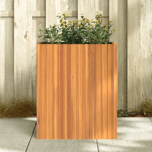 vidaXL Fioriera da Giardino 59x27,5x70 cm in Legno Massello di Acacia