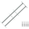 vidaXL Griglia di Sicurezza per Finestre con 2 Traverse 3 pcs
