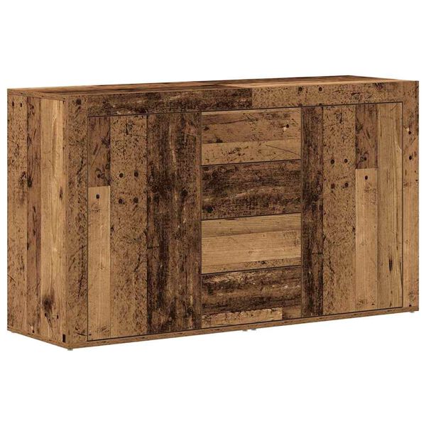 vidaXL Credenza Legno vecchio 120 x 36 x 69 cm Legno multistrato