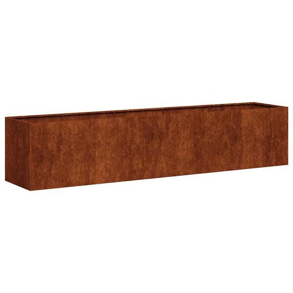 vidaXL Fioriera Arrugginita 200x40x40 cm in Acciaio Corten