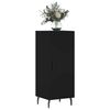 vidaXL Credenza Nero 34,5x34x90 cm in Legno Multistrato