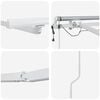 vidaXL Struttura della tenda Bianco 350 x 250 cm Alluminio
