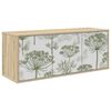 vidaXL Mobile TV da Parete GOTHA 102 x 33 x 40 cm Rovere Sonoma